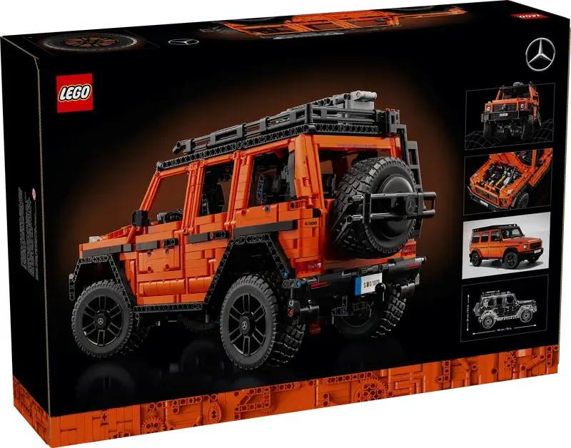 LEGO Technic Mercedes-Benz G 500 PROFESSIONAL Line back of box