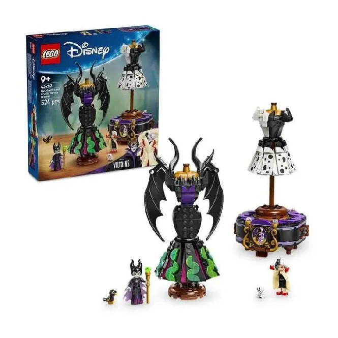 LEGO Disney Maleficent and Cruella Dresses set