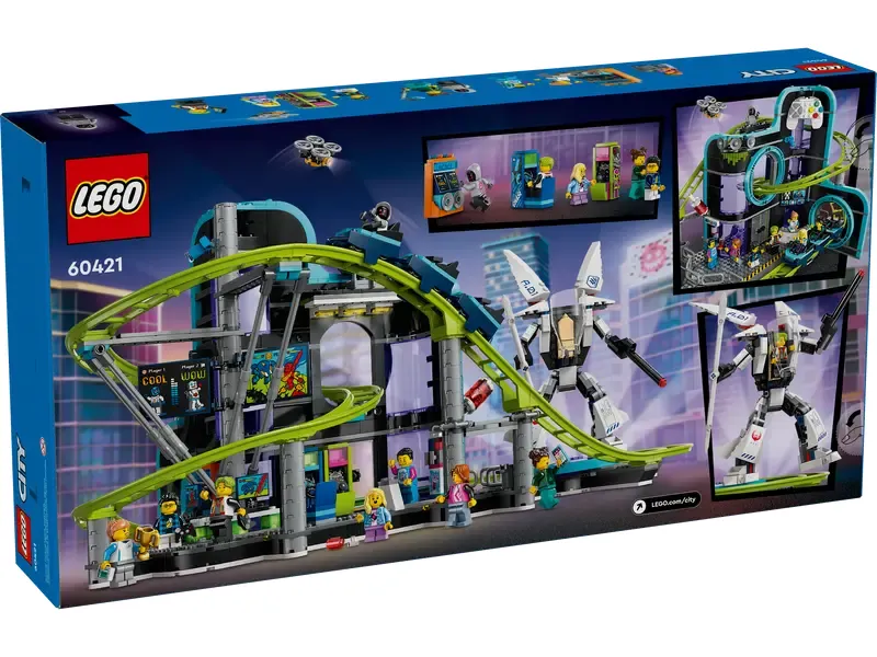LEGO Robot World Roller-Coaster Park back of box