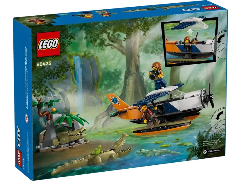 LEGO Jungle Explorer Water Plane back of box