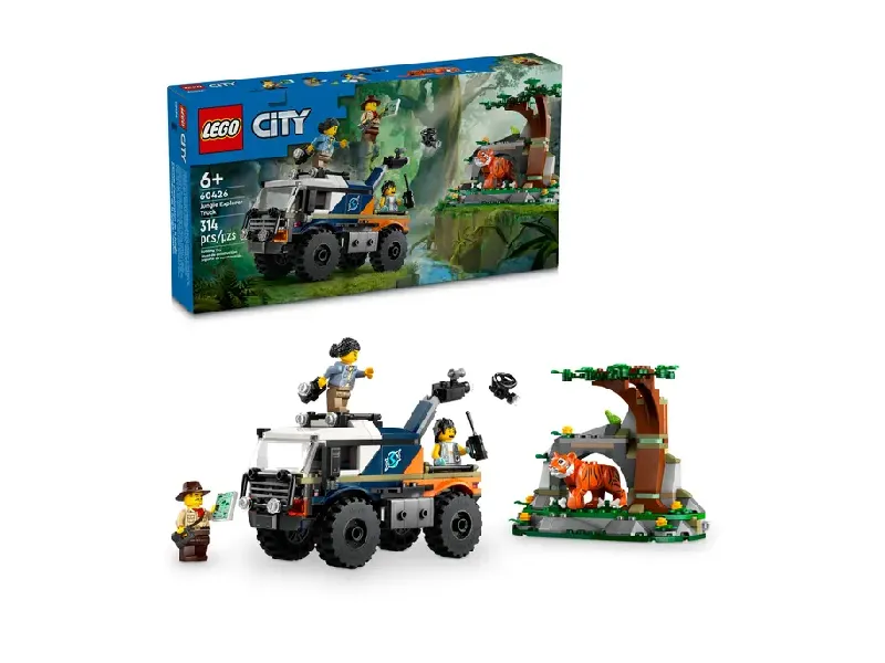 LEGO Jungle Explorer Off-Road Truck set and front of box