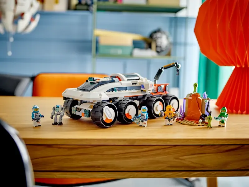 LEGO City Command Rover and Crane Loader set