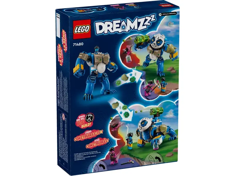 LEGO DreamZzz Logan the Mighty Panda back of box