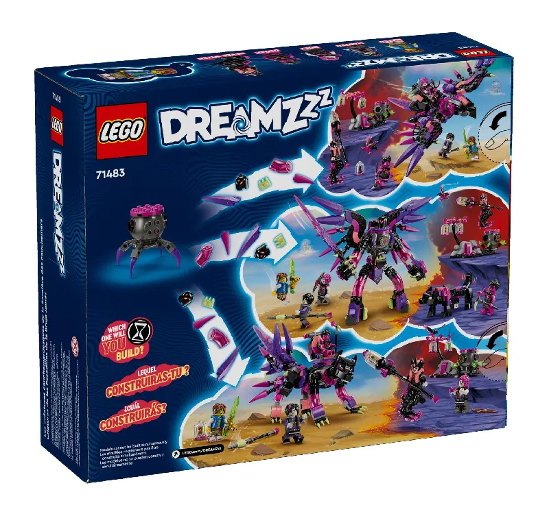 LEGO DreamZzz The Never Witch's Nightmare Creatures back of box