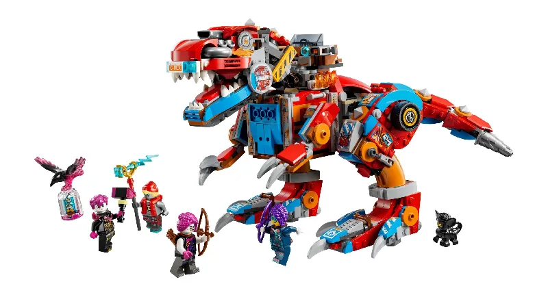 LEGO DreamZzz Cooper's Robot Dinosaur C-Rex box and set