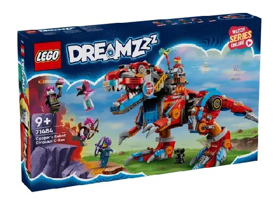 LEGO DreamZzz Cooper's Robot Dinosaur C-Rex front of box