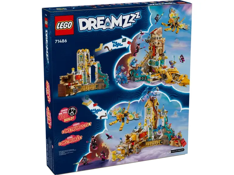 LEGO DreamZzz Castle Nocturnia back of box