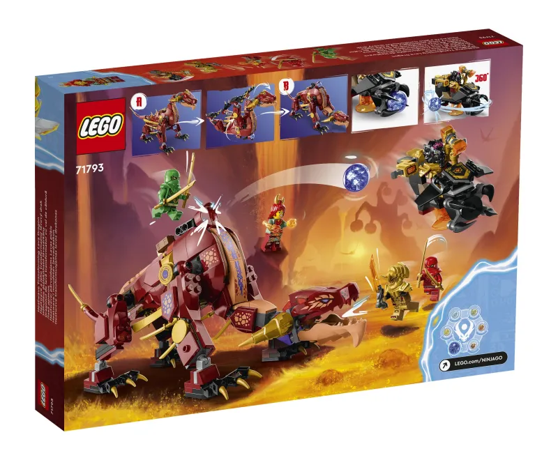 LEGO Heatwave Transforming Lava Dragon set
