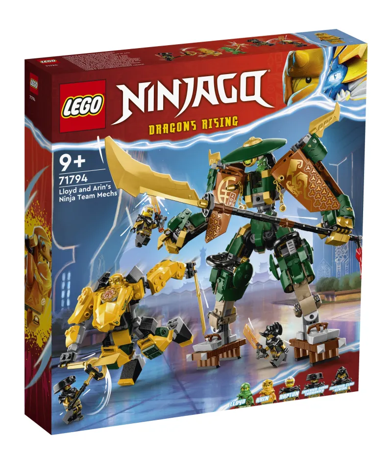 LEGO Lloyd and Arin's Ninja Team Mechs set