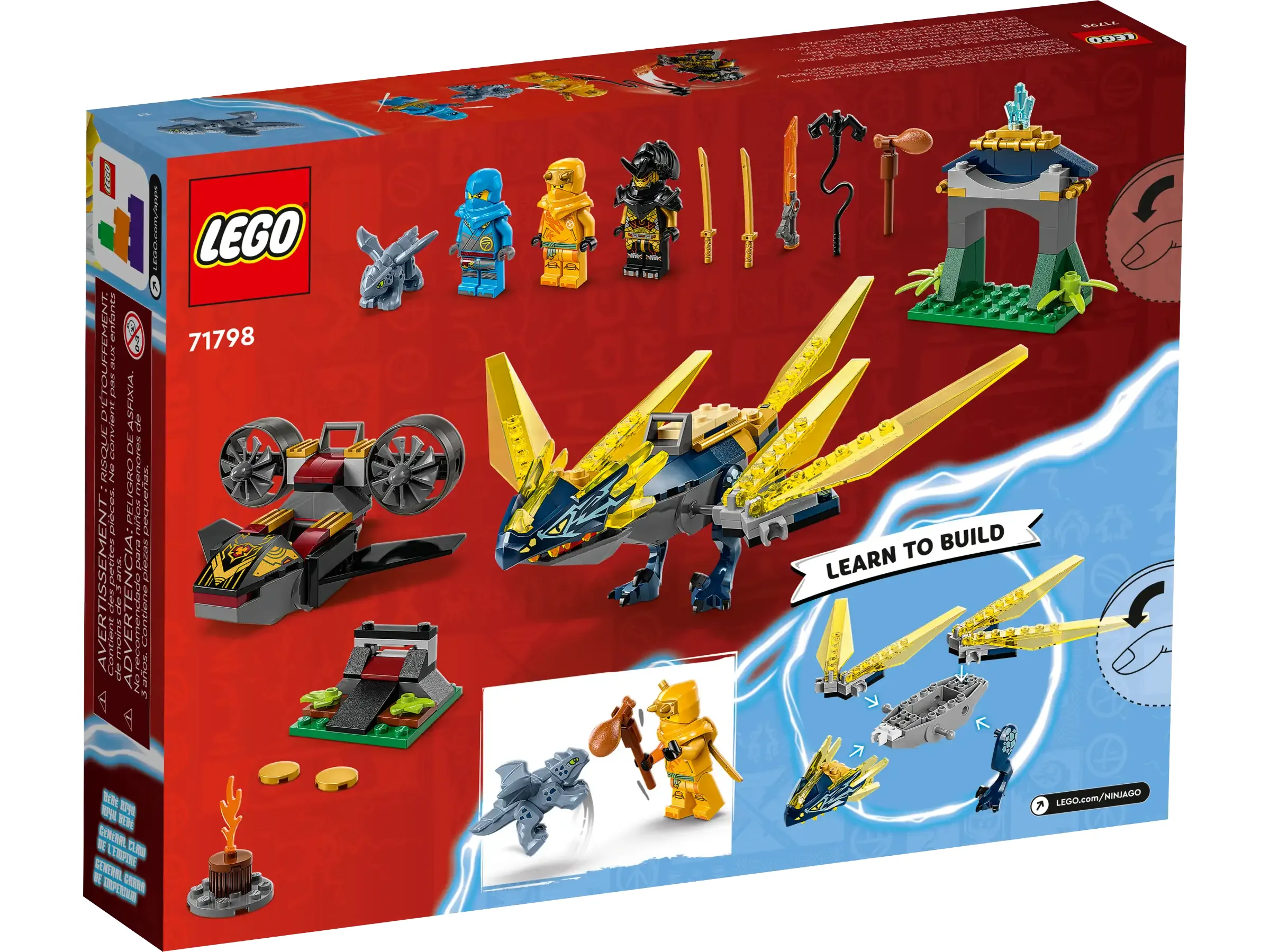 LEGO Nya and Arin's Baby Dragon Battle set