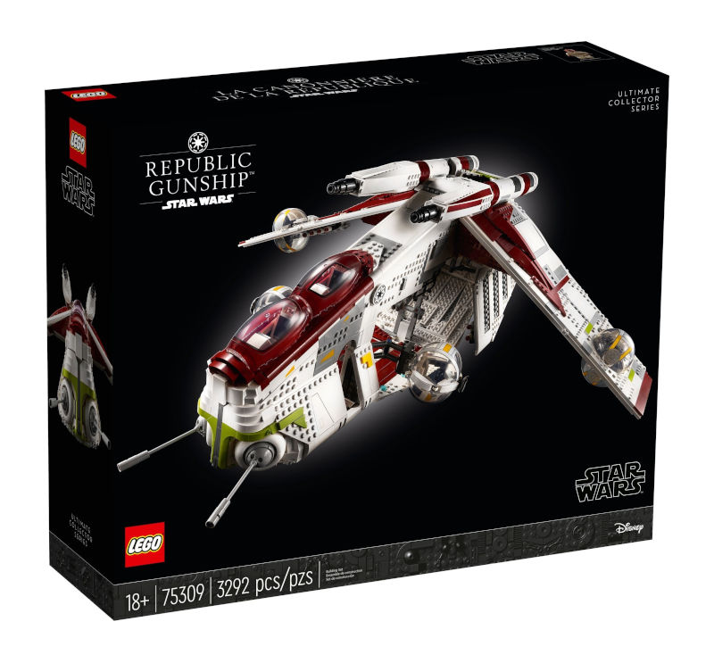 LEGO UCS Republic Gunship set