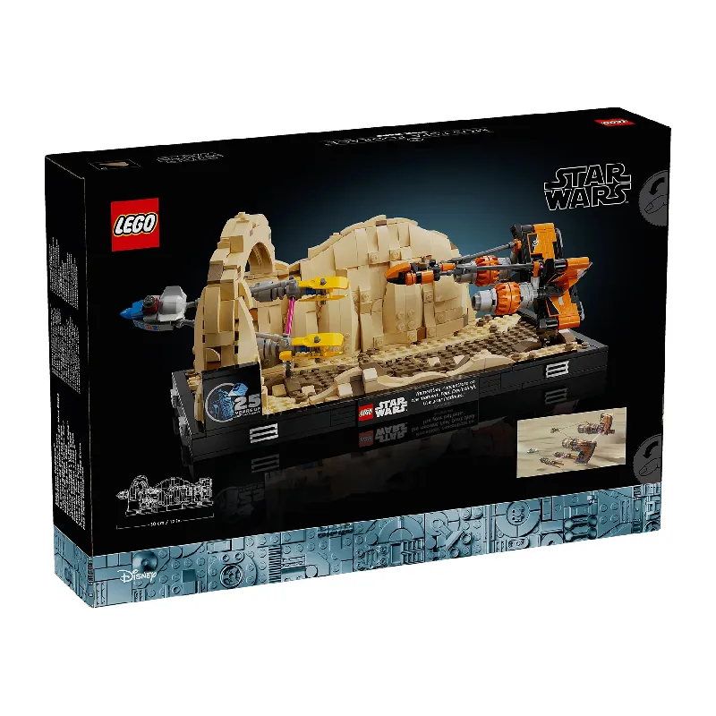 LEGO Star Wars Mos Espa Podrace back of box