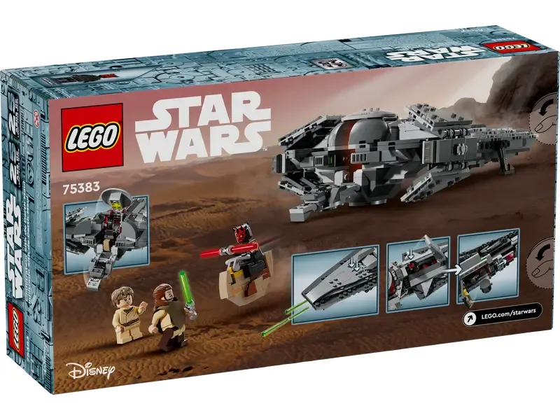 LEGO Star Wars Darth Maul's Sith Infiltrator back of box