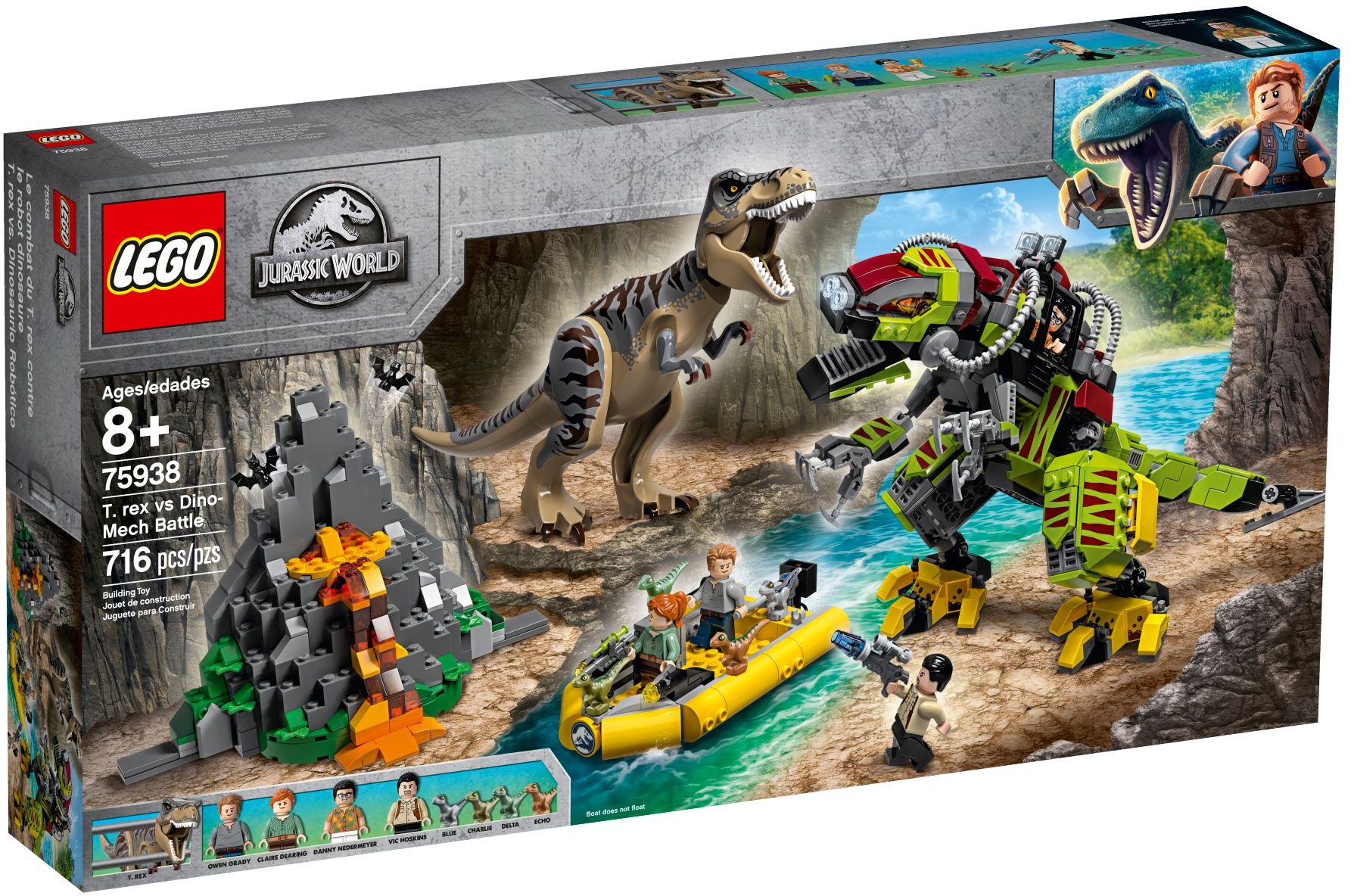 LEGO (75938) T-rex vs Dino-Mech Battle set