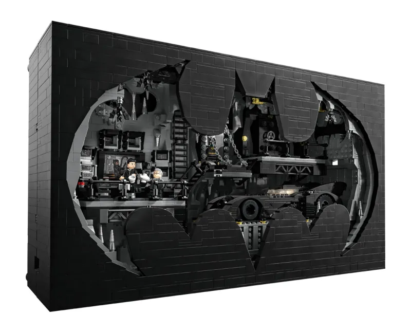 LEGO Batcave Shadowbox set