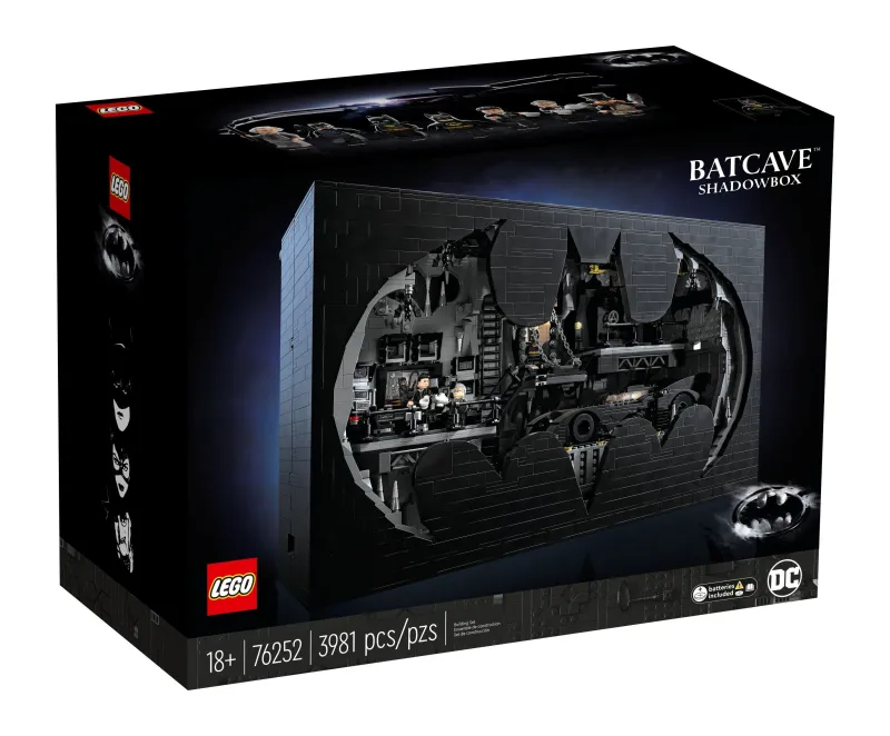LEGO Batcave Shadowbox set