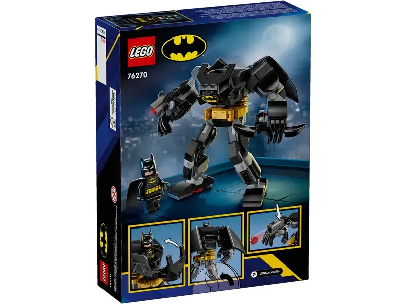 LEGO Batman Mech Armor back of box