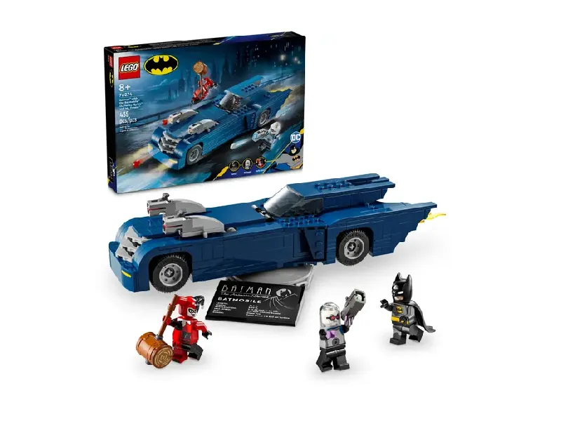LEGO Batman with the Batmobile vs. Harley Quinn and Mr. Freeze set and box