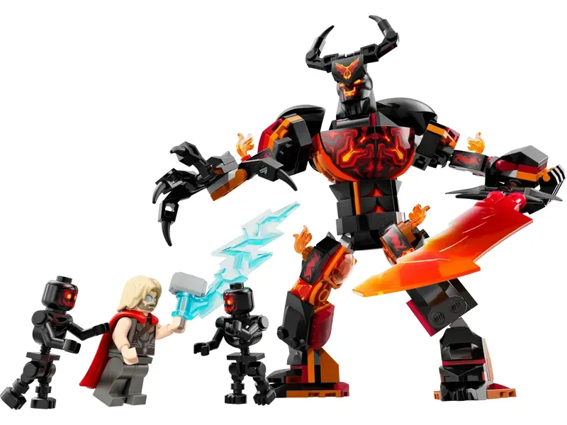 LEGO Marvel 76289 Thor vs. Surtur Construction Figure set