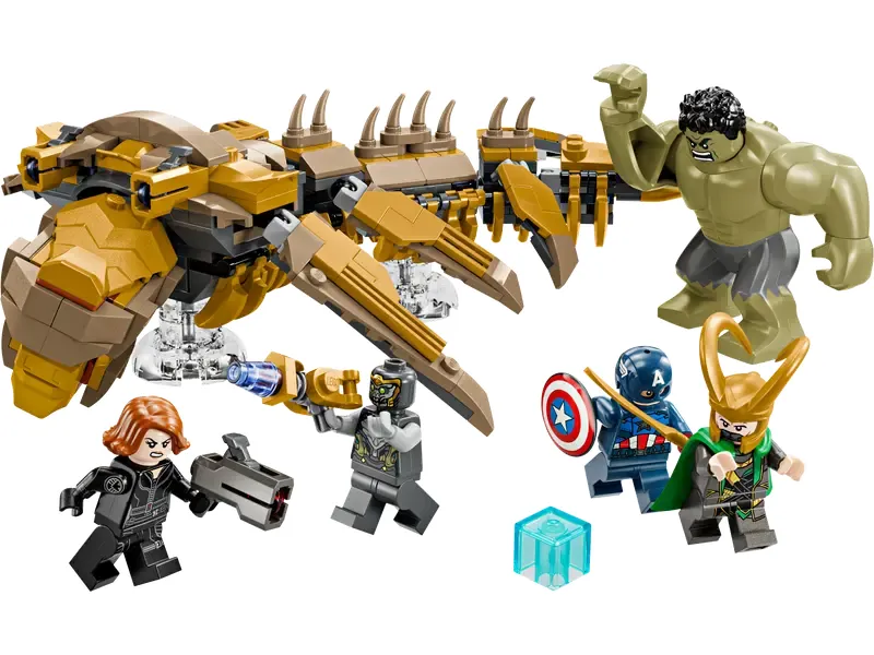 LEGO Marvel 76290 The Avengers vs. The Leviathan set