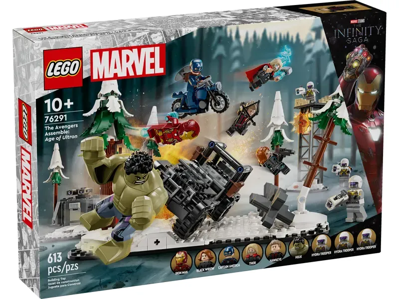 LEGO Marvel 76291 The Avengers Assemble: Age of Ultron front of box
