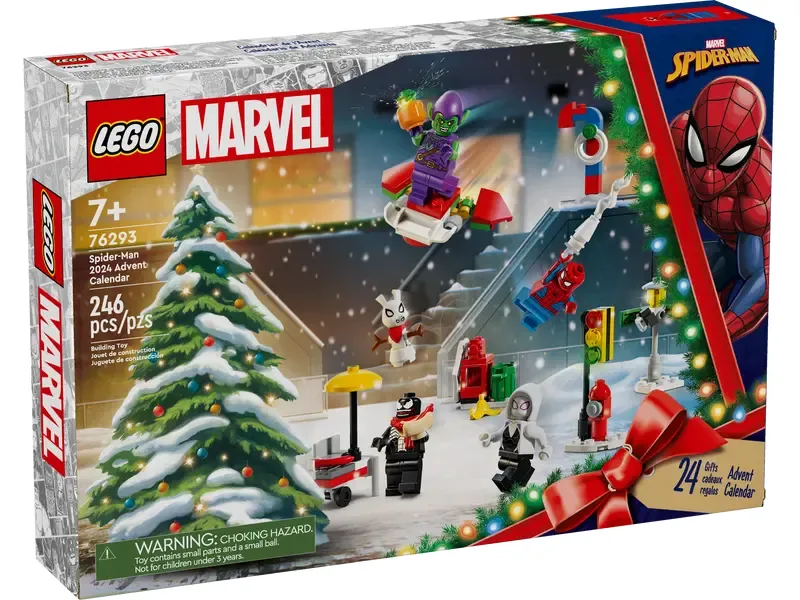 LEGO Marvel 76293 Spider-Man 2024 Advent Calendar front of box