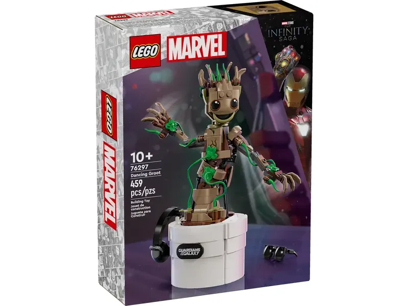 LEGO Marvel 76297 Dancing Groot front of box