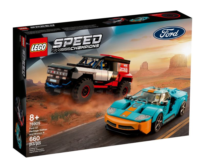 LEGO Ford GT Heritage Edition and Bronco R set