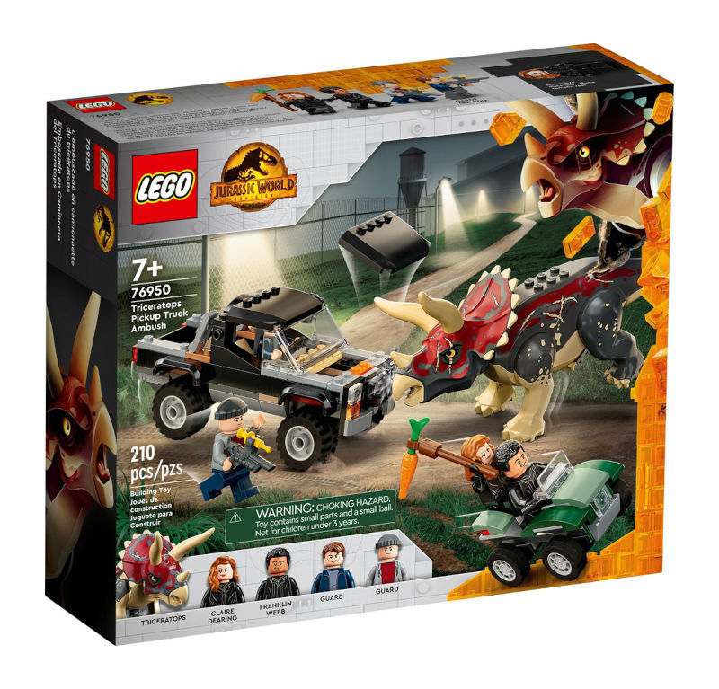 LEGO Triceratops Pick-up Truck Ambush set