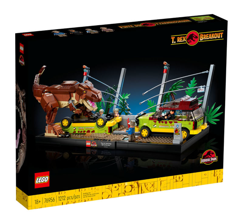 LEGO T. rex Breakout set
