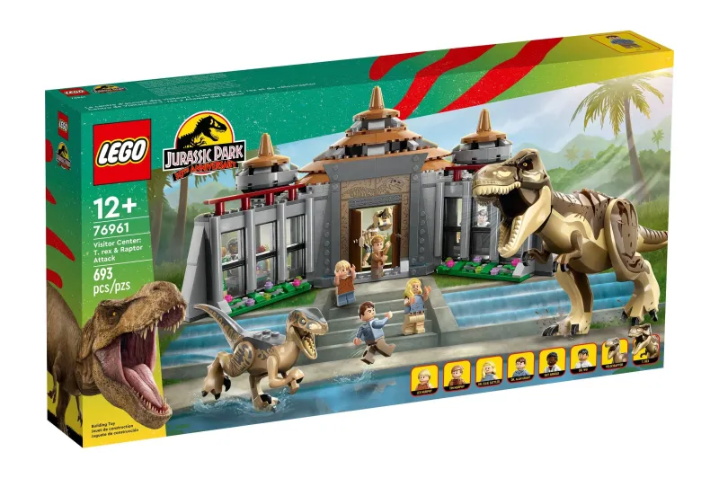 LEGO Visitor Centre: T-rex & Raptor Attack set