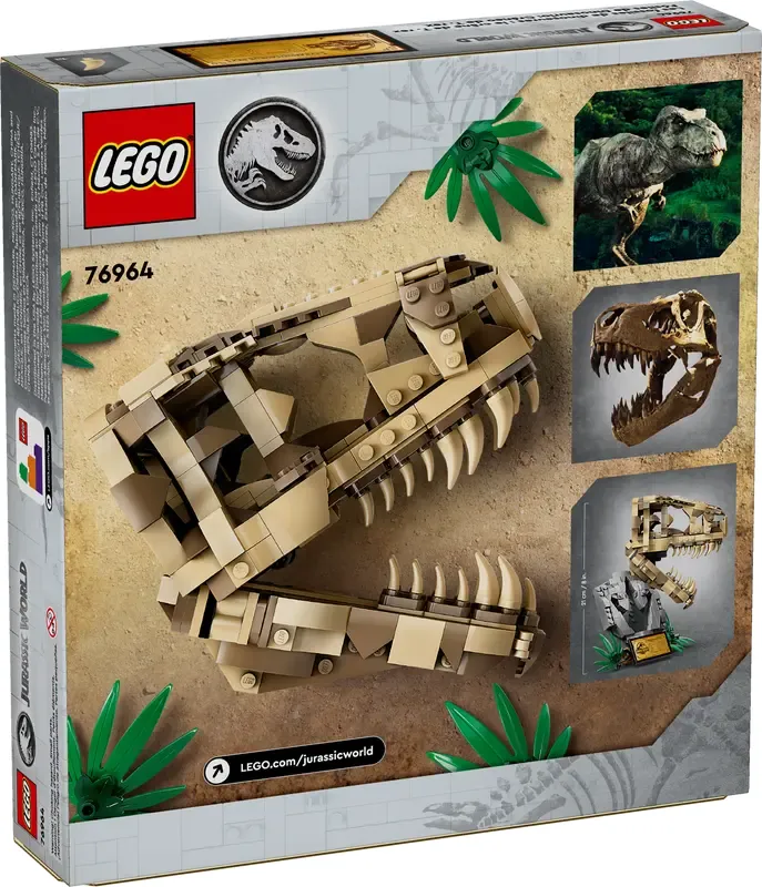 LEGO Jurassic Park 76964 Dinosaur Fossils: T. rex Skull set