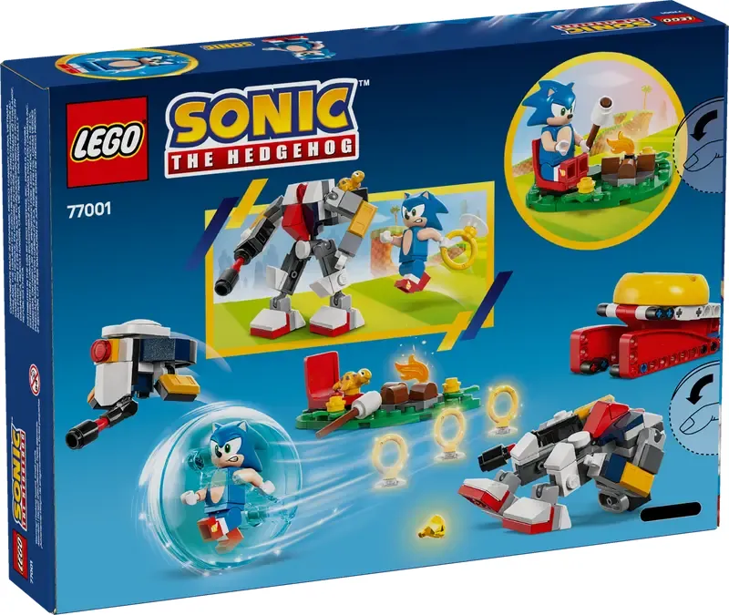 LEGO Sonic the Hedgehog Sonic's Campfire Clash back of box