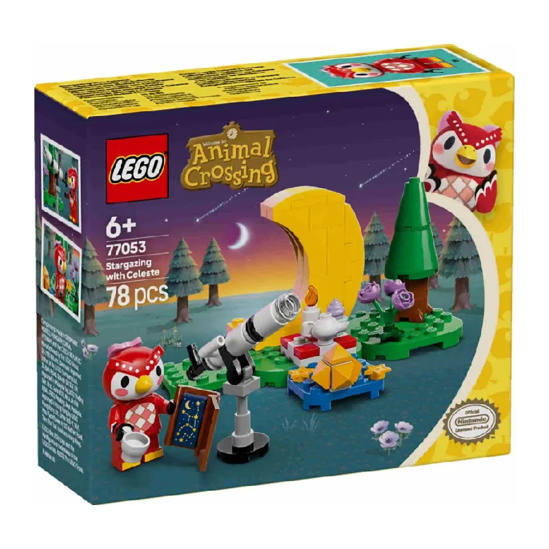 LEGO Animal Crossing Stargazing with Celeste front of box