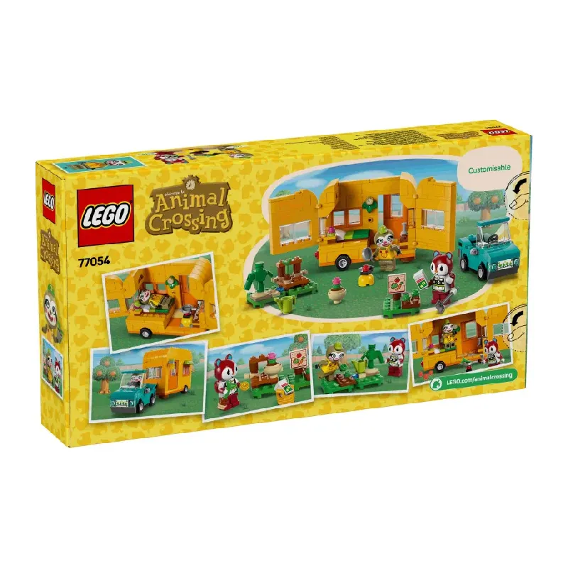 LEGO Animal Crossing Leif's Caravan and Garden Shop back of box