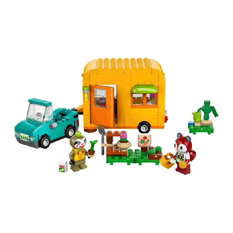 LEGO Animal Crossing Leif's Caravan and Garden Shop Room set