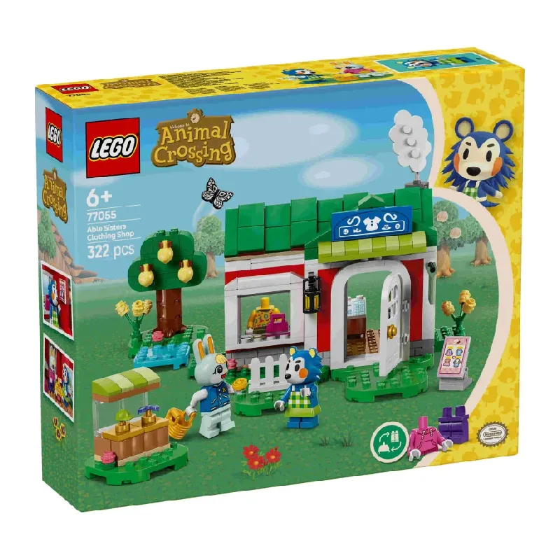 LEGO Animal Crossing Able Sisters Clothing Shop front of box