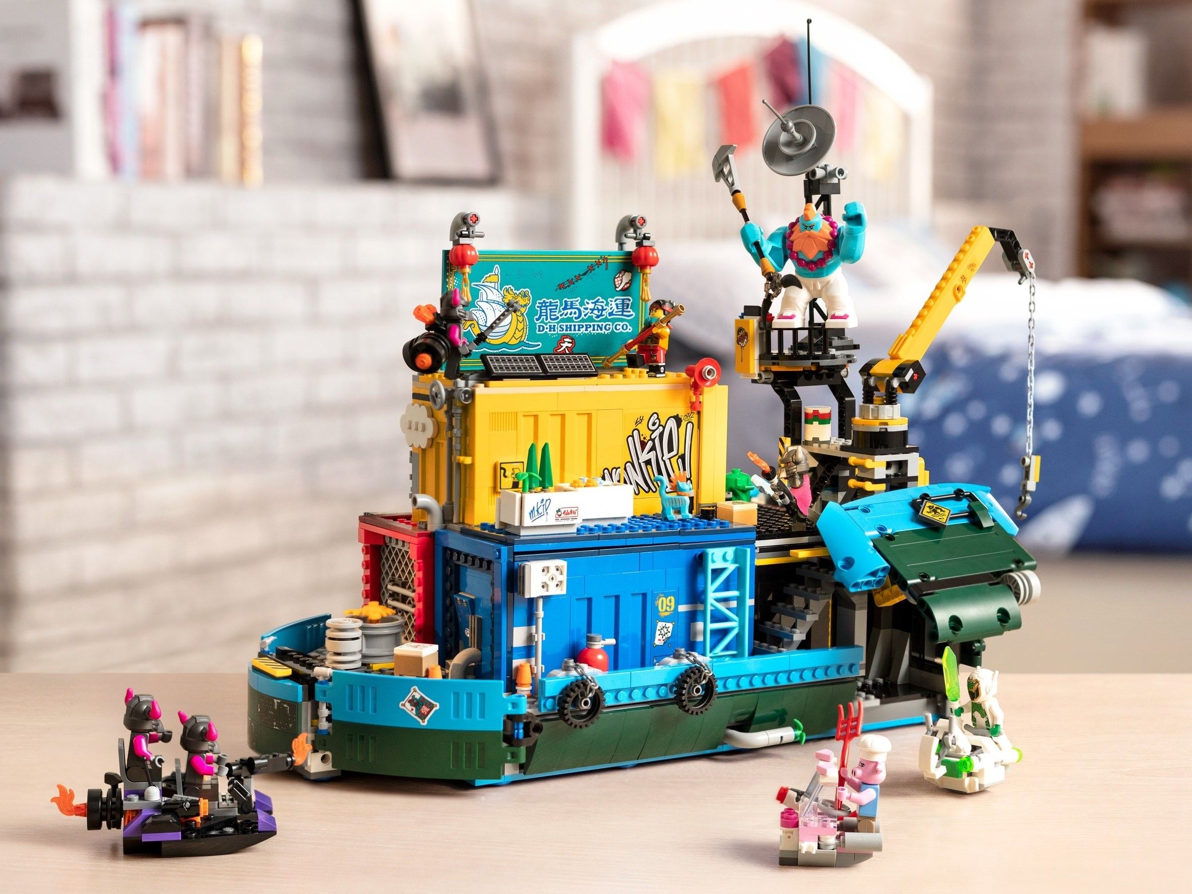 LEGO Monkie Kid's Team Secret HQ set