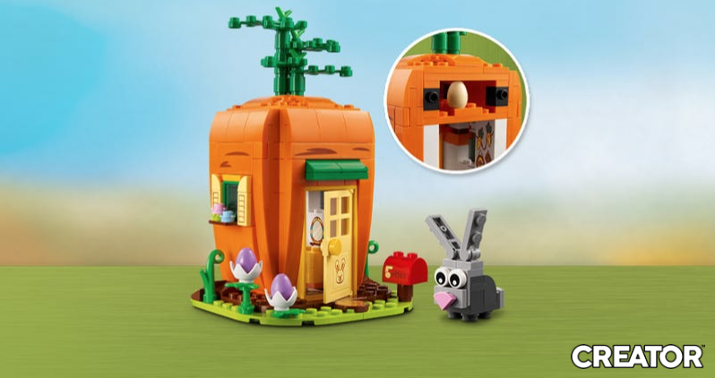 LEGO Easter Bunny's Carrot House set box image