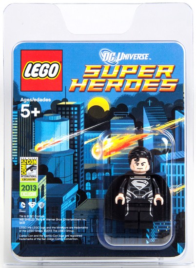 LEGO Black Superman Comic Con Exclusive
