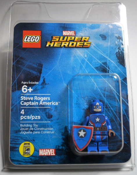 LEGO Steve Rogers Captain America San Diego Comic Con minifigure
