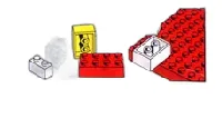 LEGO Assorted Clear Bricks & Plates set