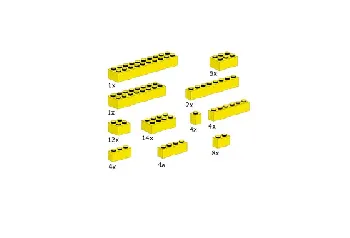 LEGO Assorted Yellow Bricks set