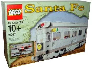 LEGO Santa Fe Cars - Set II (dining, observation, or sleeping car) set