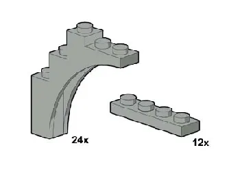 LEGO Light Gray Arches set box