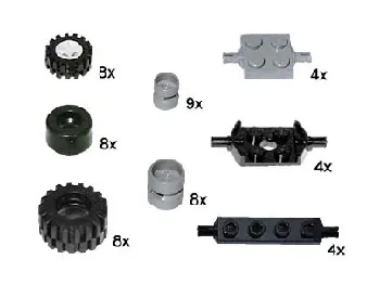 LEGO Small Wheels and Axles set