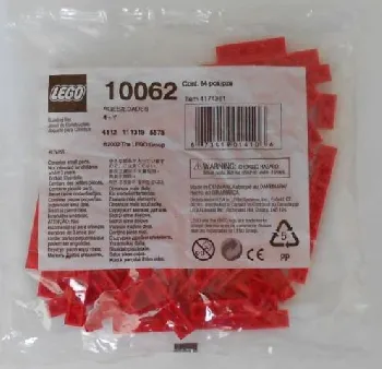 LEGO Red Plates 1 x n set