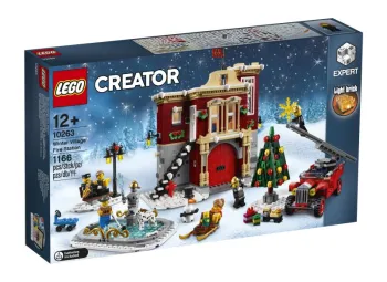 LEGO Winter Village Fire Station set