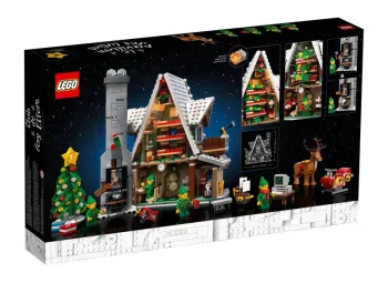 Back of LEGO Elf Club House set box