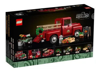 Back of LEGO Pickup Truck set box